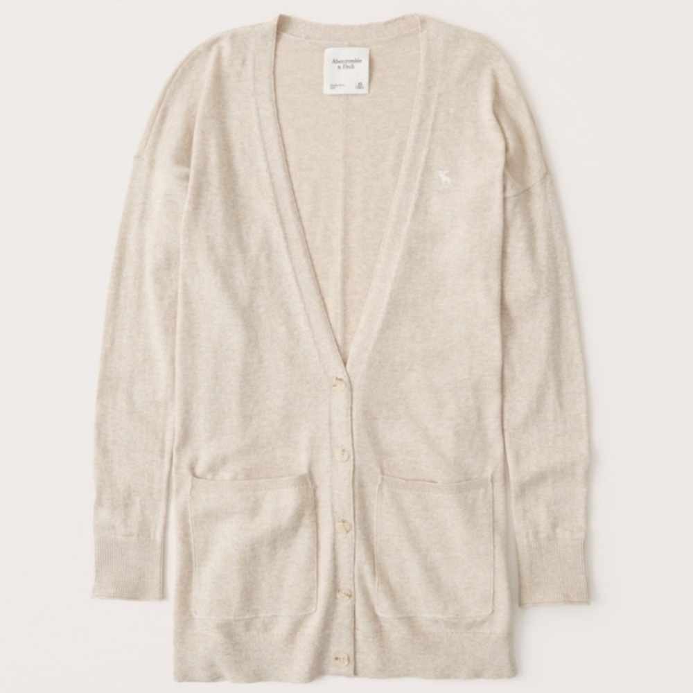 Abercrombie Icon Boyfriend Cardigan